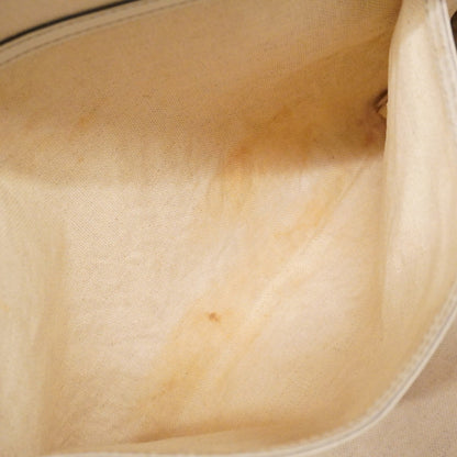 Gucci Brown White Pvc Tote Bag (Pre-Owned)