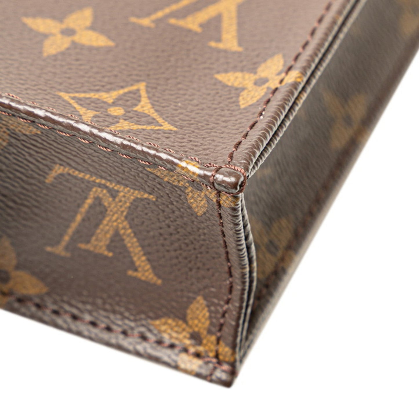 Louis Vuitton Brown Pvc Leather Handbag Shoulder Bag (Pre-Owned)