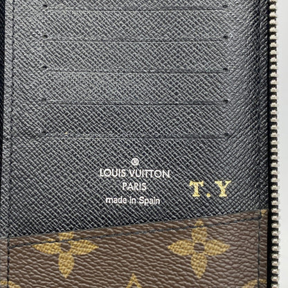 Louis Vuitton Black Brown Long Wallet (Bi-Fold) (Pre-Owned)