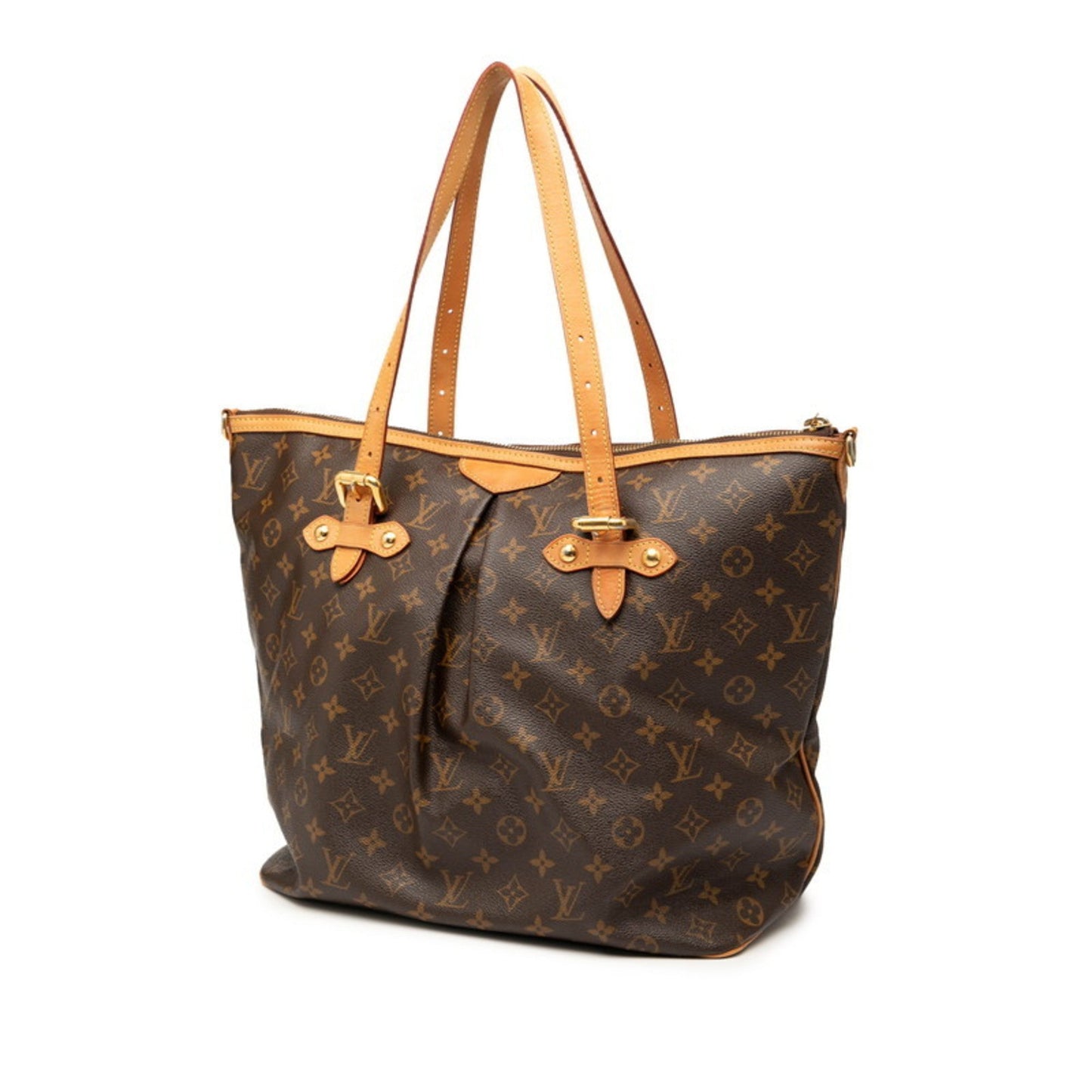 Louis Vuitton Brown Pvc Leather Shoulder Bag Tote Bag (Pre-Owned)