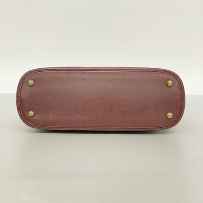 Cartier Bordeaux Leather Shoulder Bag (Pre-Owned)