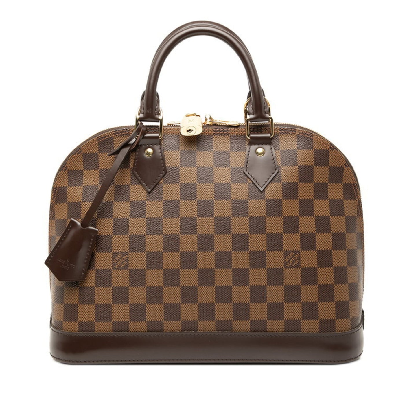 Louis Vuitton Brown Pvc Leather Handbag (Pre-Owned)