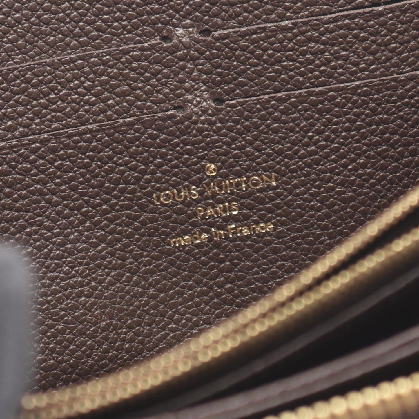 Louis Vuitton Brown Earth Monogram Empreinte Long Wallet (Bi-Fold) (Pre-Owned)