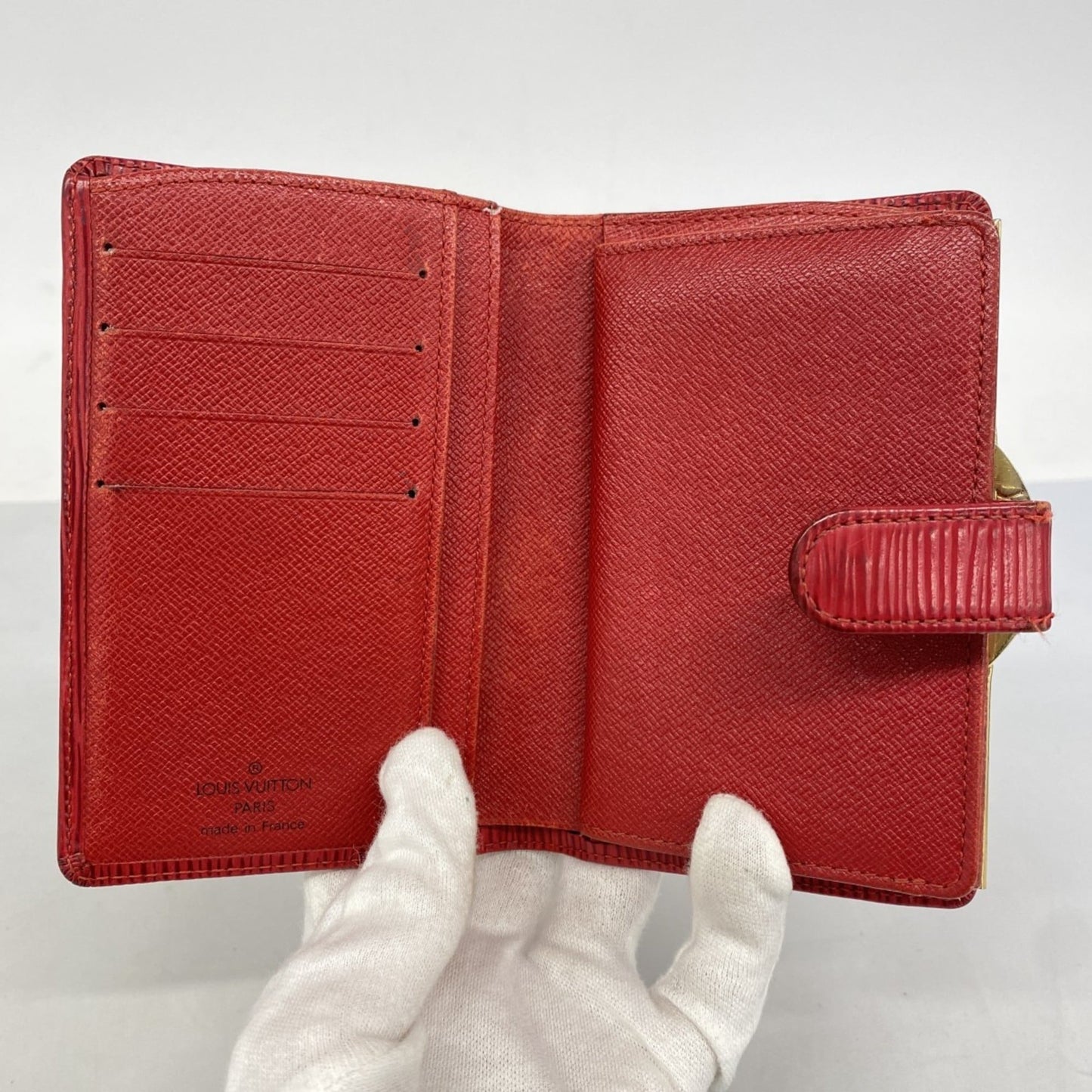 Louis Vuitton Castilian Red Wallet (Bi-Fold) (Pre-Owned)
