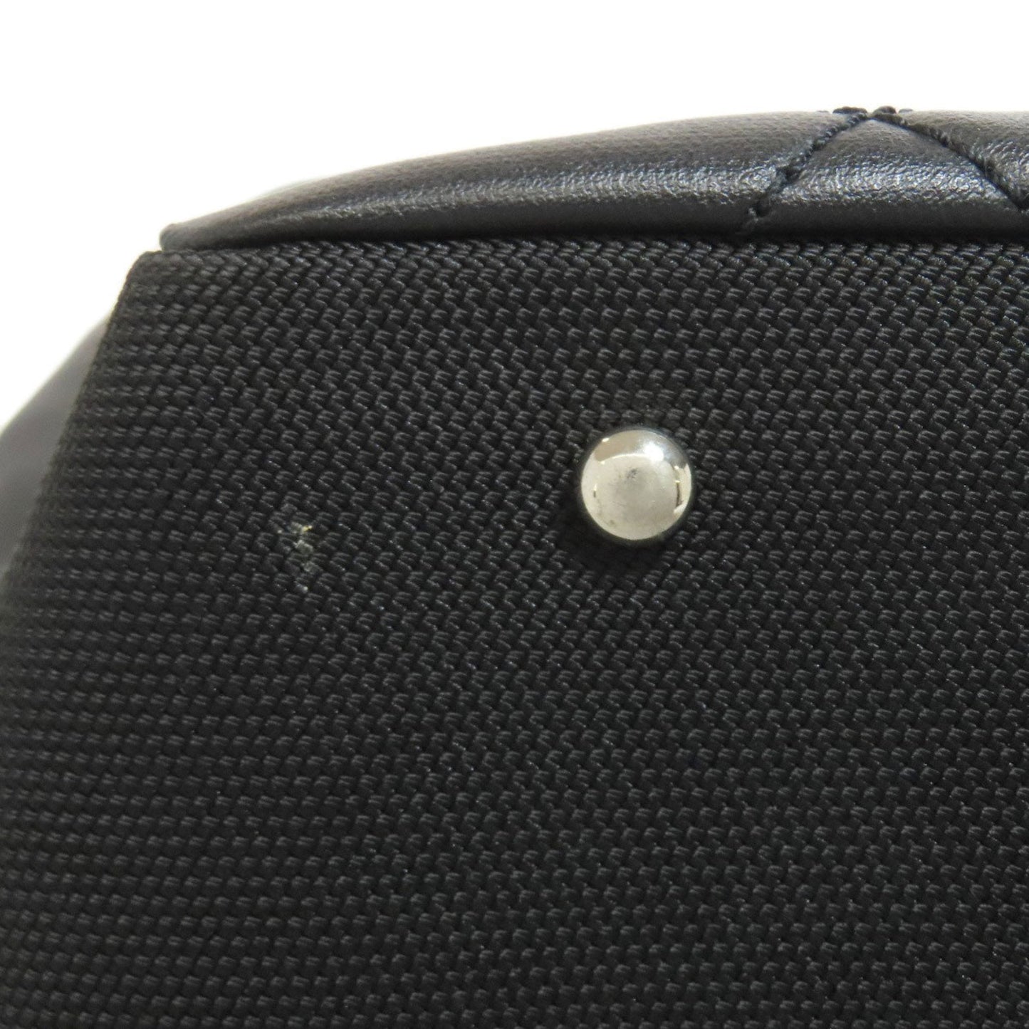 Chanel Paris Biarritz Black Leather Tote Bag (Pre-Owned)