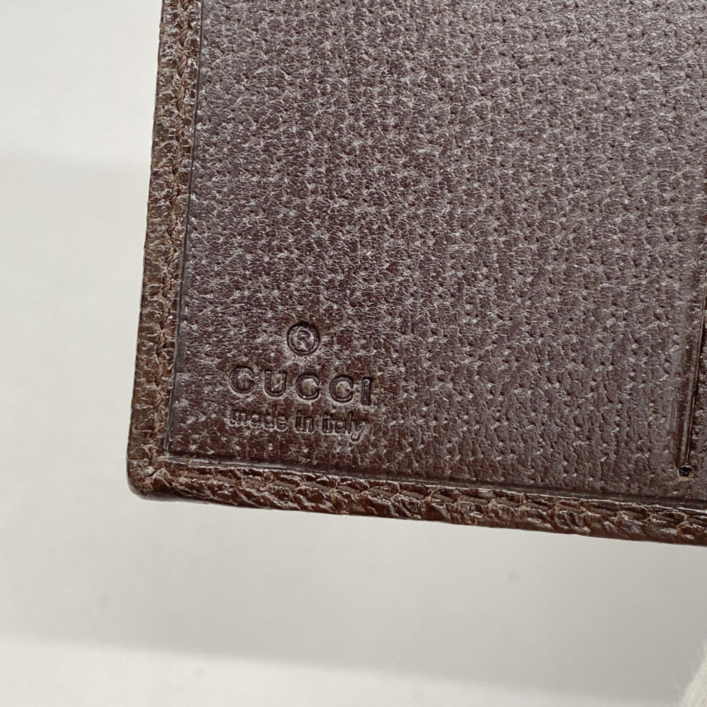 Gucci Brown Canvas Wallet (Bi-Fold) (Pre-Owned)