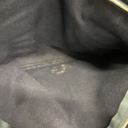 Hermes Green Navy Canvas Tote Bag (Pre-Owned)