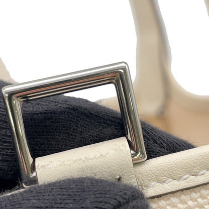 Hermes Picotin Silver Swift Leather Handbag Tote Bag (Pre-Owned)