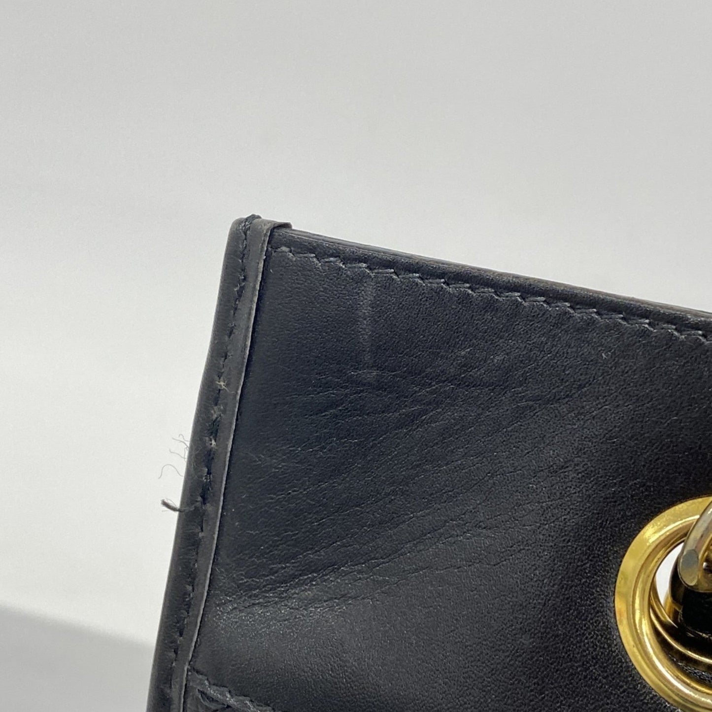 Chanel Black Leather Tote Bag (Pre-Owned)