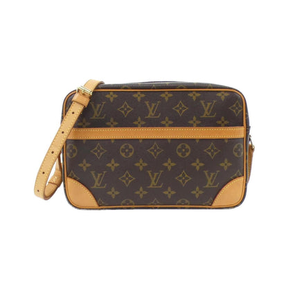 Louis Vuitton Marron Coated Canvas Shoulder Bag (Pre-Owned)