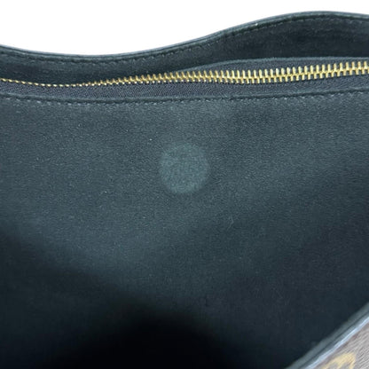 Louis Vuitton Black Brown Monogram Canvas Tote Bag (Pre-Owned)