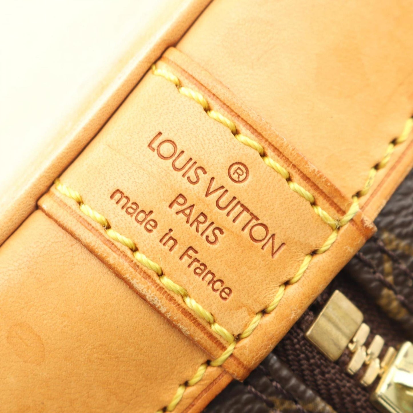 Louis Vuitton Brown Pvc Leather Handbag (Pre-Owned)