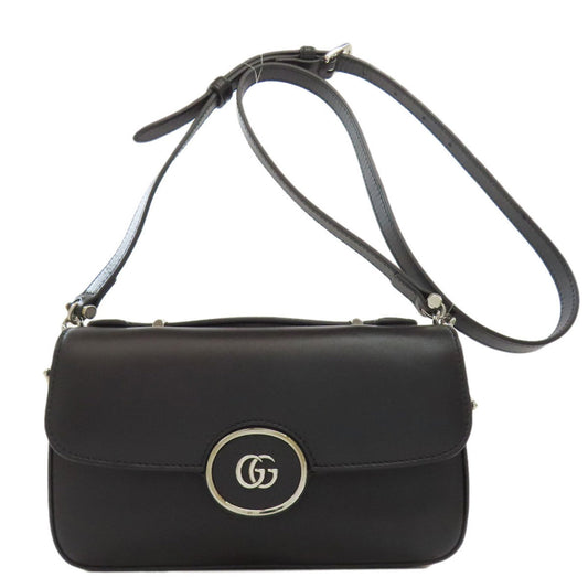 Gucci Black Leather Shoulder Bag (Pre-Owned)