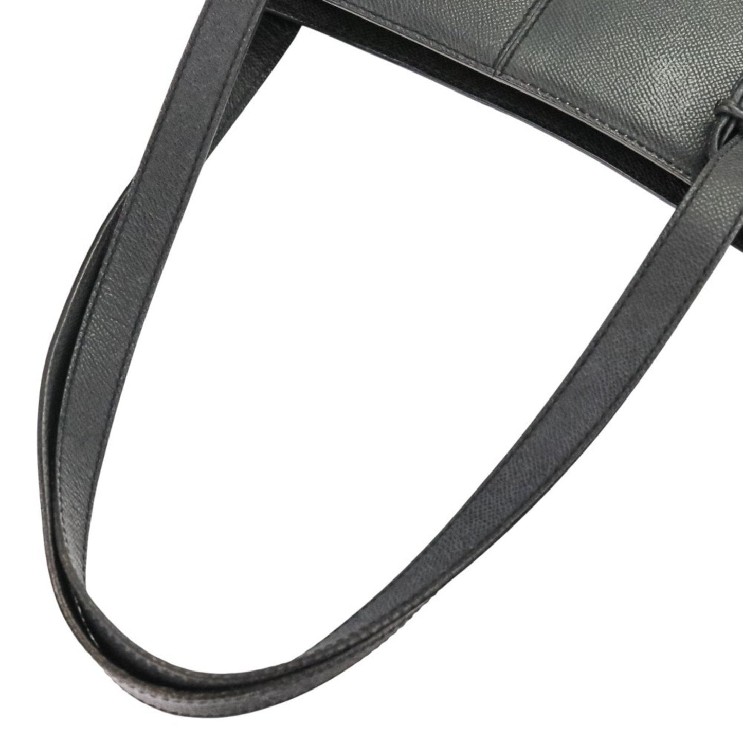 Chanel Black White Leather Tote Bag (Pre-Owned)