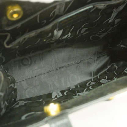 Salvatore Ferragamo Black Leather Tote Bag (Pre-Owned)