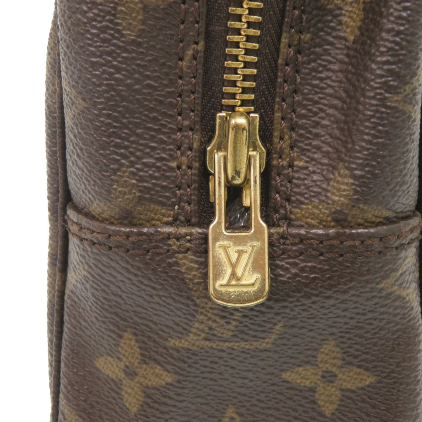 Louis Vuitton Brown Monogram Pouch (Pre-Owned)
