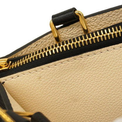 Louis Vuitton Beige Black Handbag (Pre-Owned)
