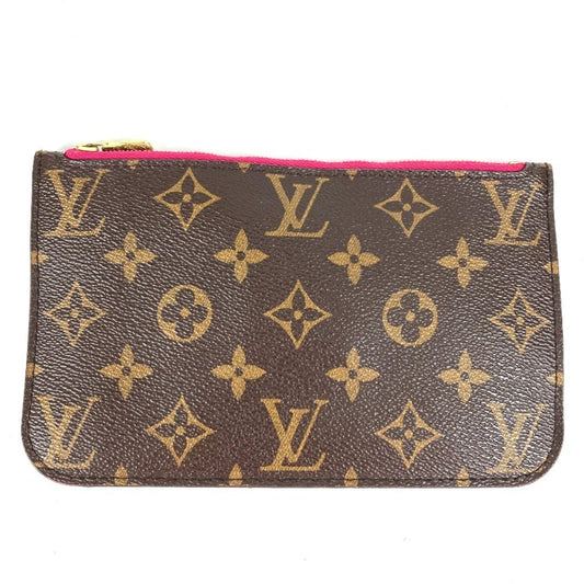 Louis Vuitton Brown Monogram Pink Monogram Clutch Bag Pouch (Pre-Owned)
