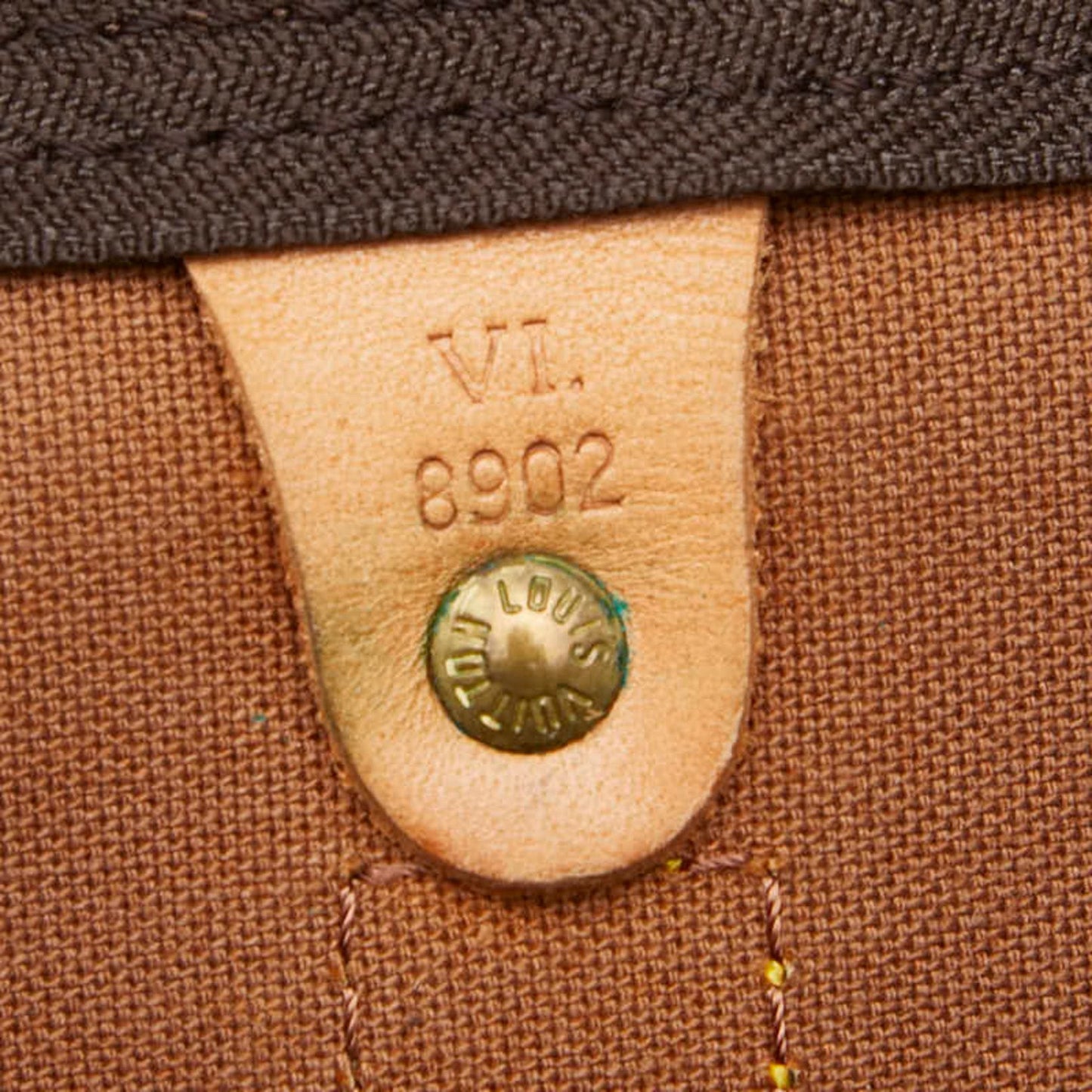 Louis Vuitton Brown Pvc Leather Boston Bag (Pre-Owned)