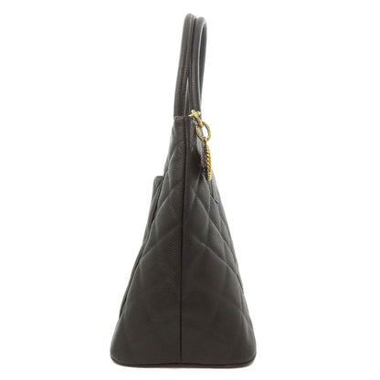 Chanel Black Leather Tote Bag (Pre-Owned)