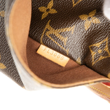 Louis Vuitton Brown Pvc Leather Shoulder Bag Tote Bag (Pre-Owned)