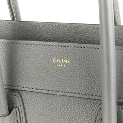 Celine Gray Leather Tote Bag (Pre-Owned)