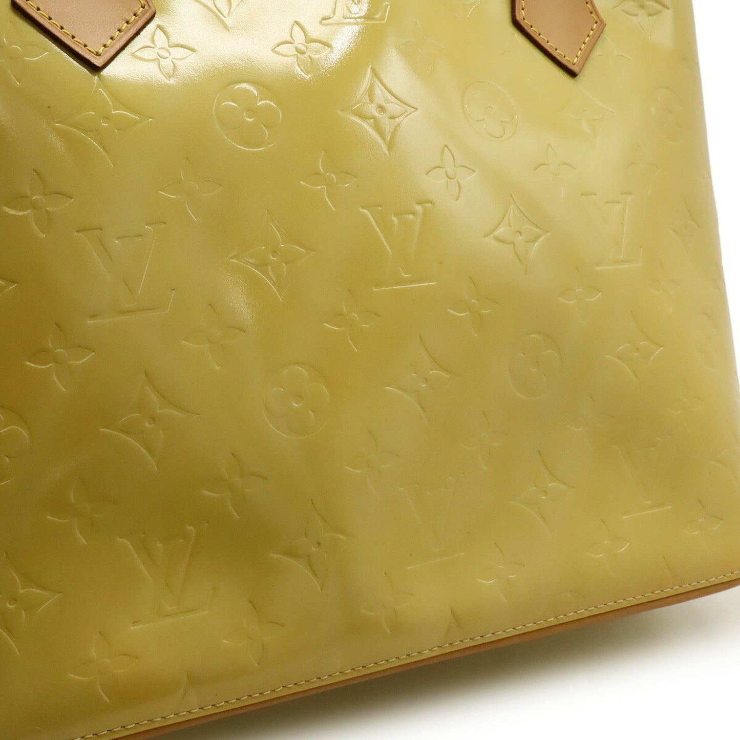 Louis Vuitton Monogram Vernis Beige Shoulder Bag Tote Bag (Pre-Owned)