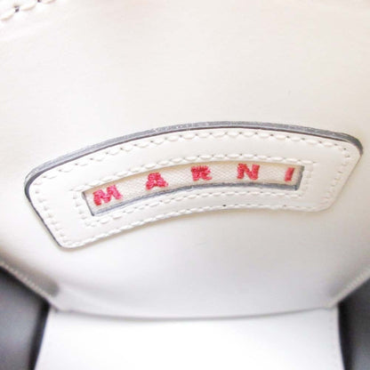 Marni Black White Yellow Shoulder Bag Tote Bag (Pre-Owned)