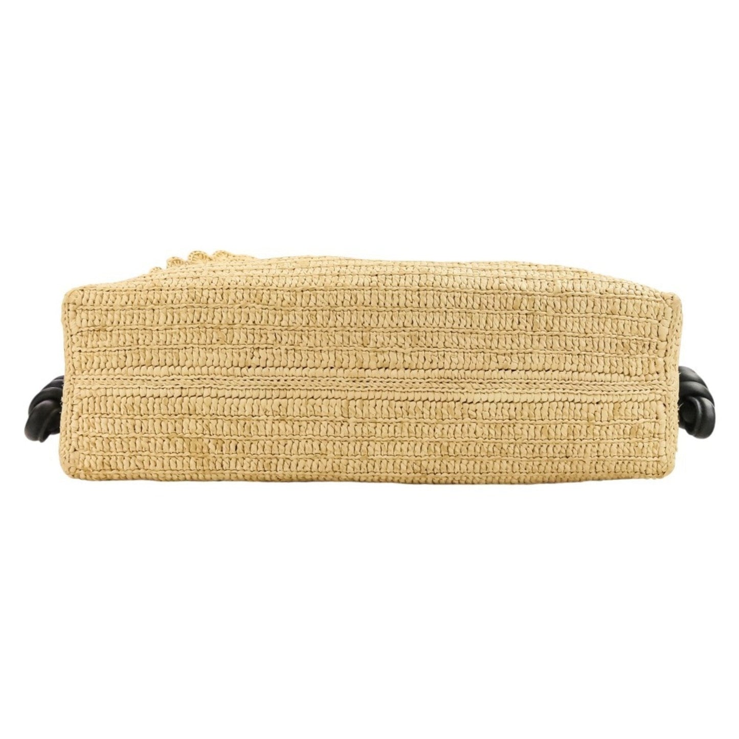 Loewe Black Raffia Shoulder Bag Tote Bag (Pre-Owned)