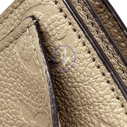 Louis Vuitton Beige Tourterelle Monogram Empreinte Wallet (Bi-Fold) (Pre-Owned)