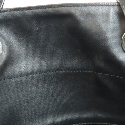 Chanel Paris Biarritz Black Leather Tote Bag (Pre-Owned)