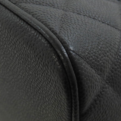 Chanel Black Leather Tote Bag (Pre-Owned)