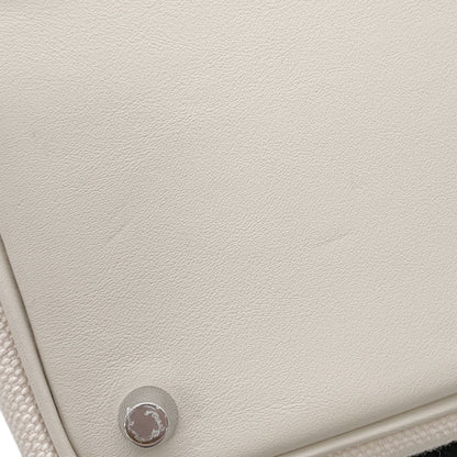 Hermes Picotin Silver Swift Leather Handbag Tote Bag (Pre-Owned)