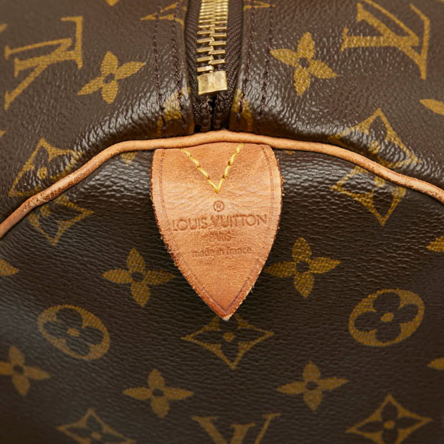 Louis Vuitton Brown Pvc Leather Boston Bag (Pre-Owned)