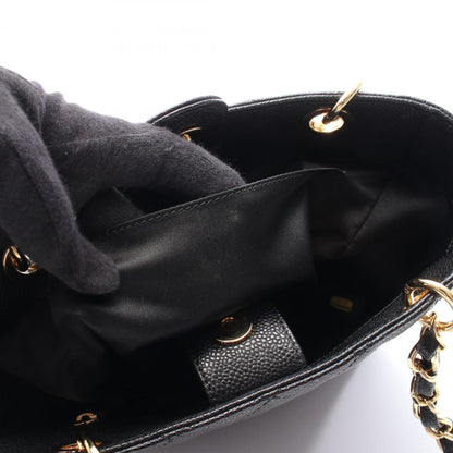 Chanel Black Grained Calfskin Tote Bag (Pre-Owned)
