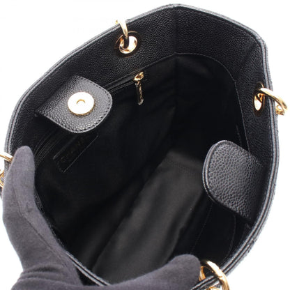 Chanel Black Grained Calfskin Tote Bag (Pre-Owned)