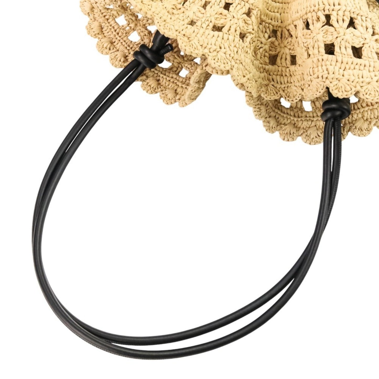 Loewe Black Raffia Shoulder Bag Tote Bag (Pre-Owned)