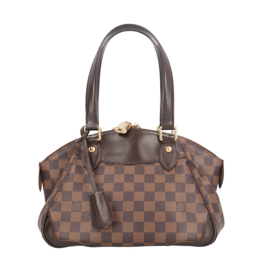 Louis Vuitton Brown Damier Canvas Handbag (Pre-Owned)