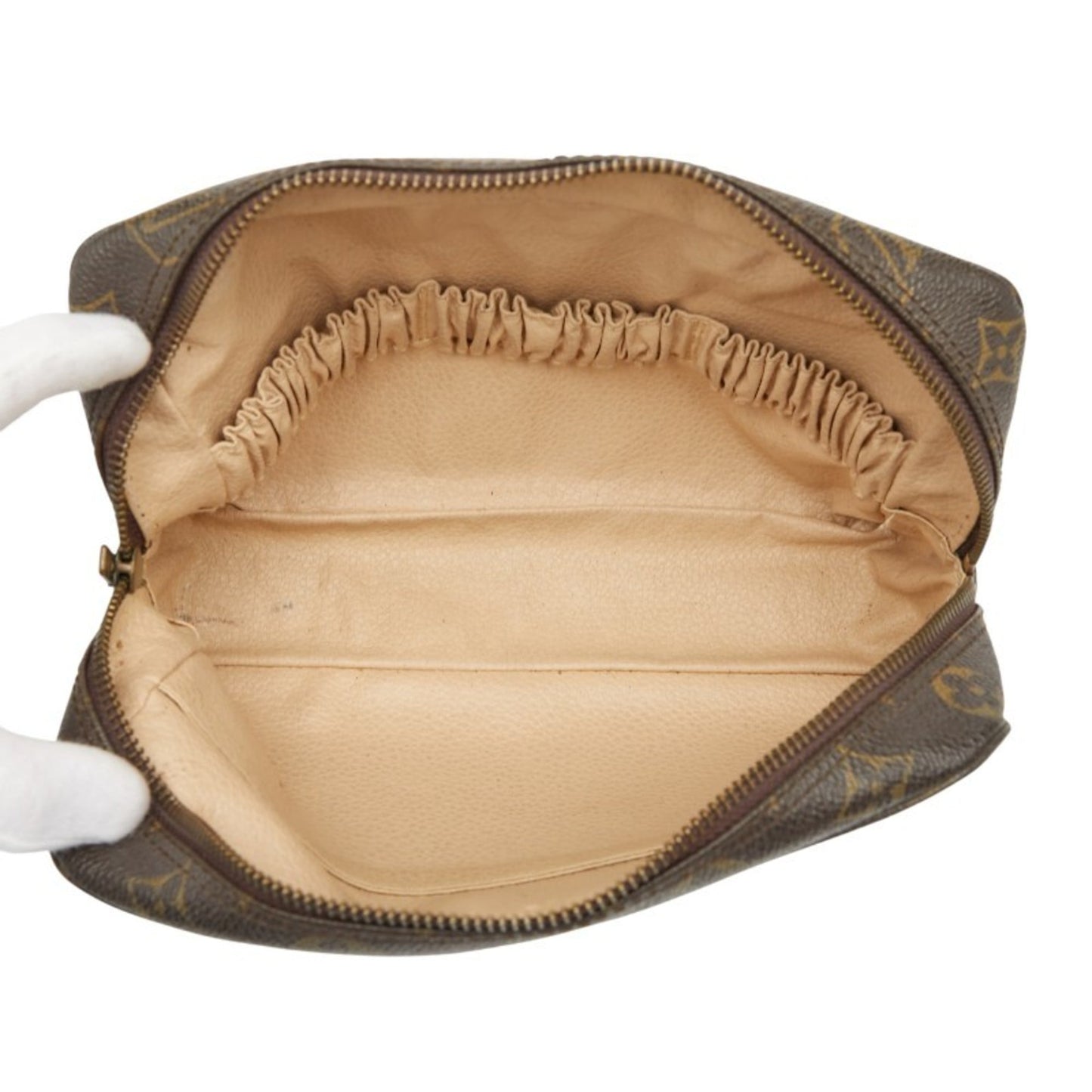 Louis Vuitton Brown Pvc Leather Clutch Bag (Pre-Owned)