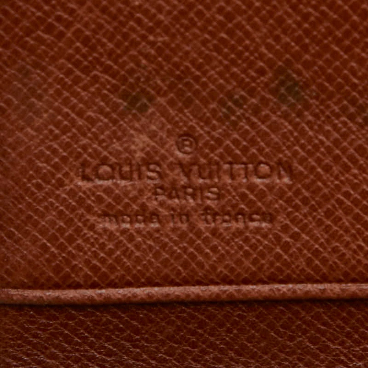 Louis Vuitton Brown Pvc Leather Pochette (Pre-Owned)