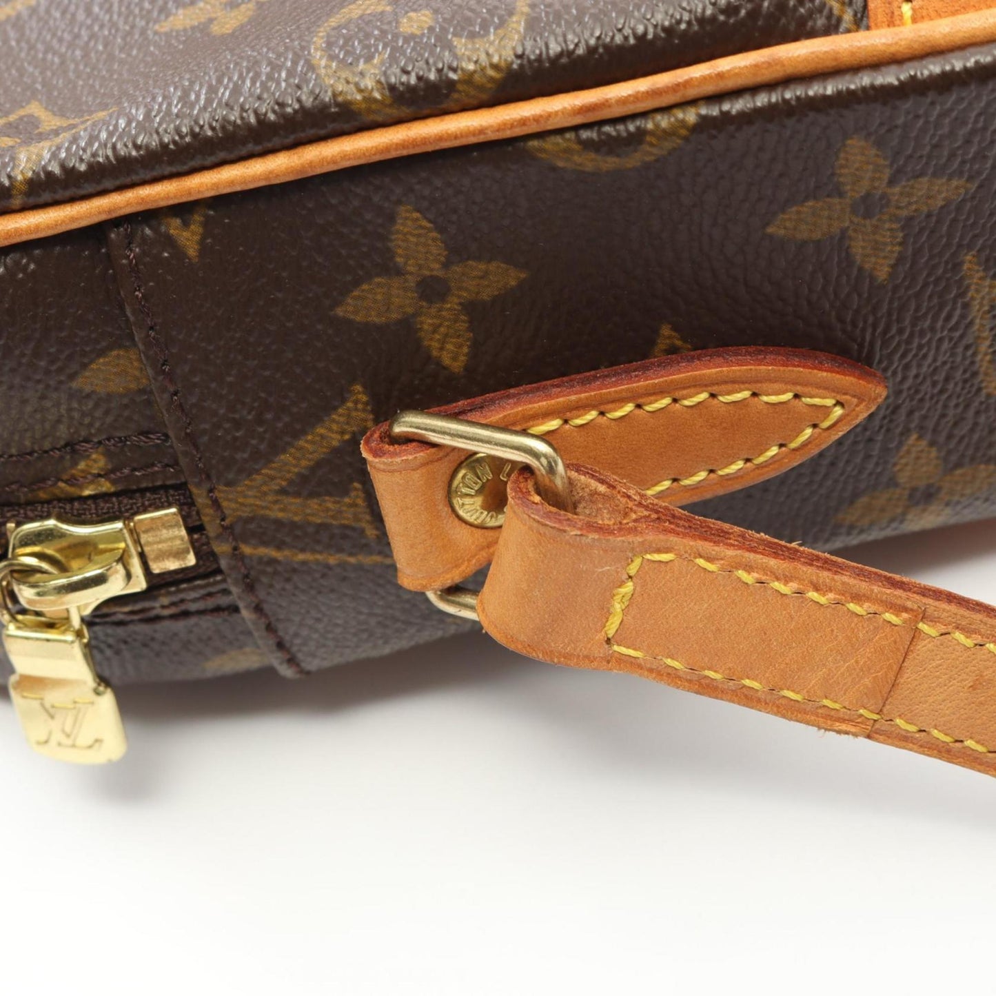 Louis Vuitton Brown Pvc Leather Shoulder Bag (Pre-Owned)