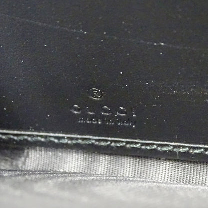 Gucci Black Leather Long Wallet (Bi-Fold) (Pre-Owned)