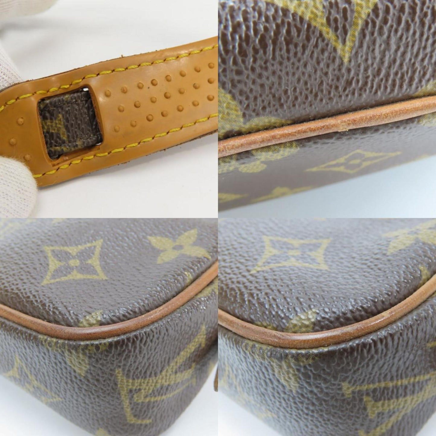 Louis Vuitton Brown Monogram Pochette Shoulder Bag (Pre-Owned)