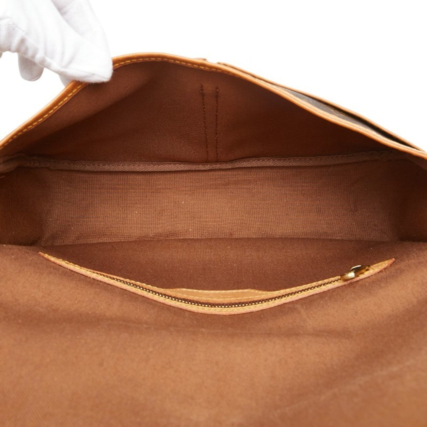 Louis Vuitton Brown Pvc Leather Shoulder Bag (Pre-Owned)