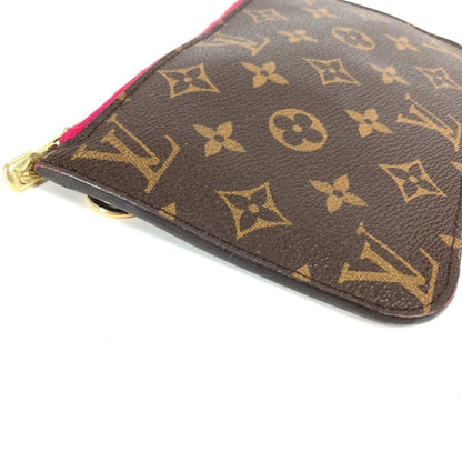 Louis Vuitton Brown Monogram Pink Monogram Clutch Bag Pouch (Pre-Owned)