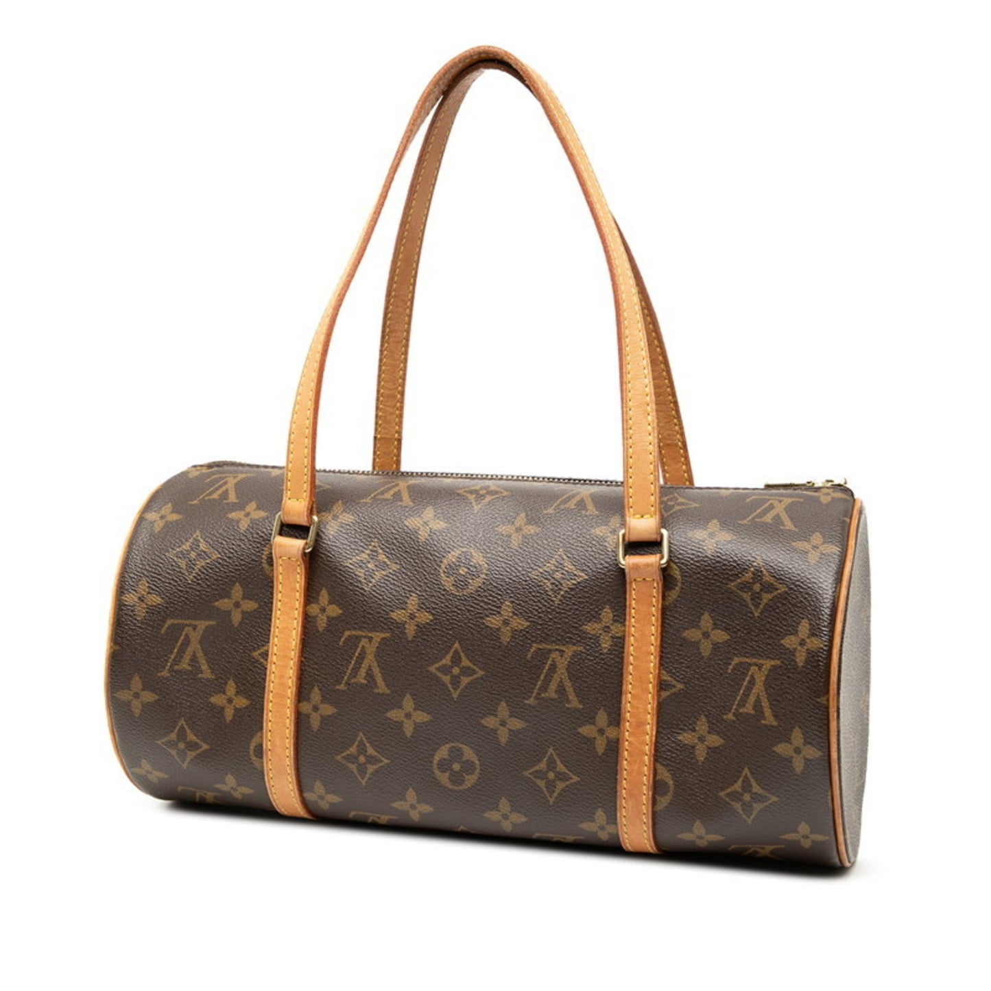 Louis Vuitton Brown Pvc Leather Handbag (Pre-Owned)