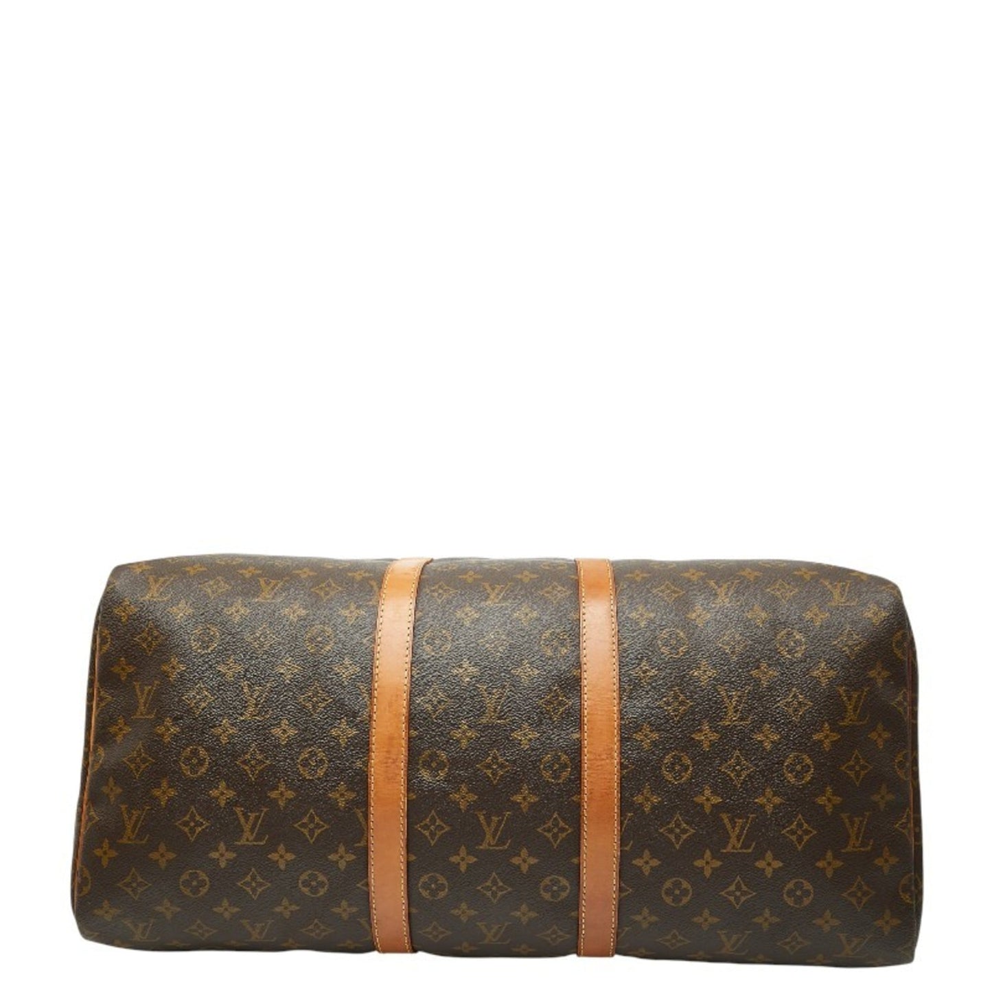 Louis Vuitton Brown Pvc Leather Boston Bag (Pre-Owned)