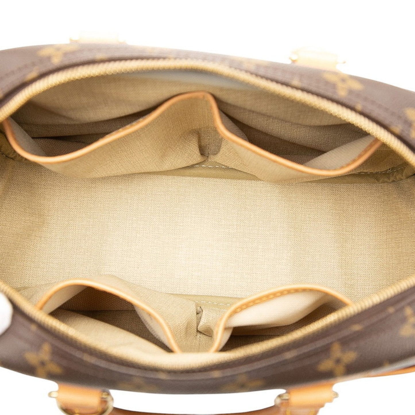 Louis Vuitton Brown Pvc Leather Handbag (Pre-Owned)