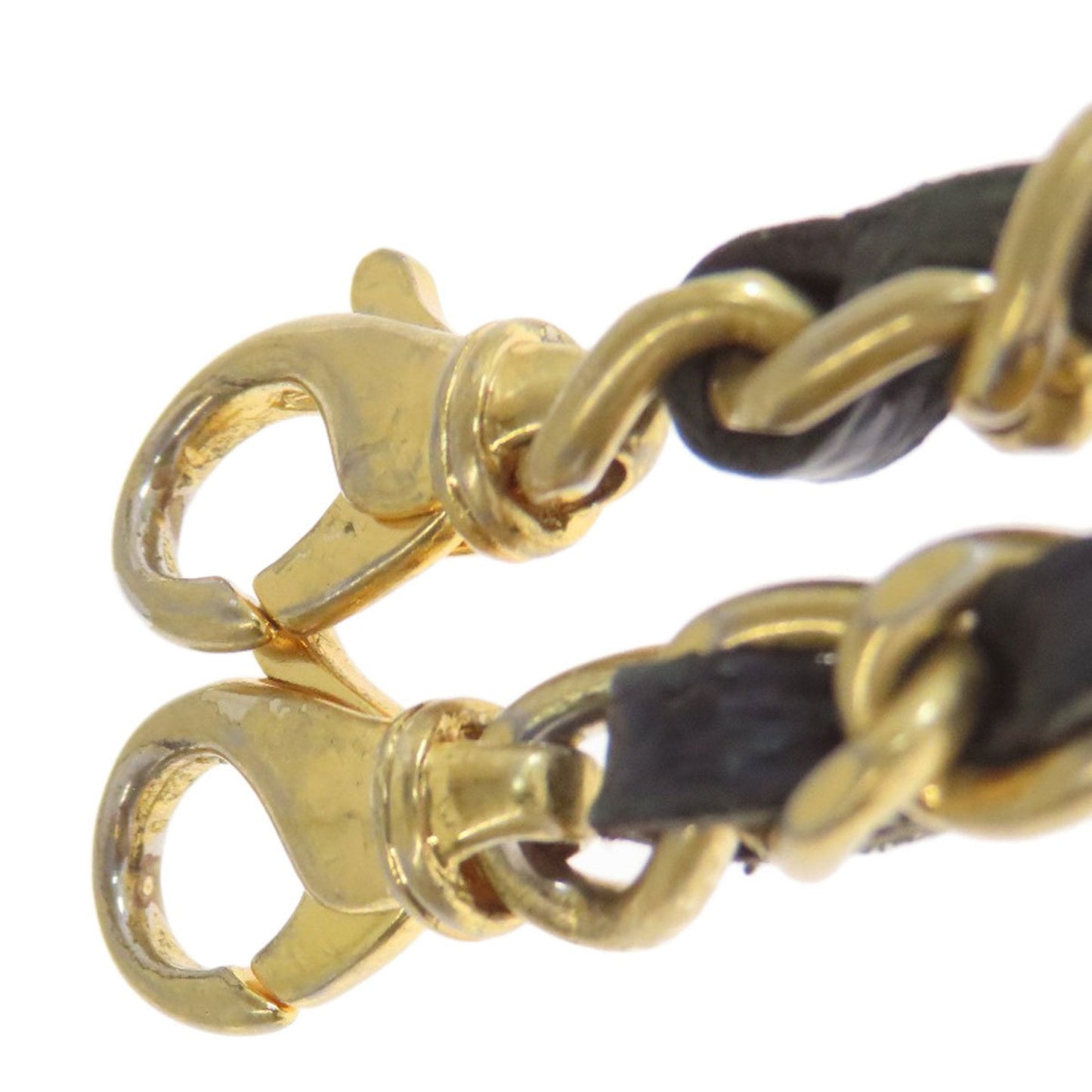 Chanel Matelasse Black Leather Chain/Shoulder Wallet (Pre-Owned)