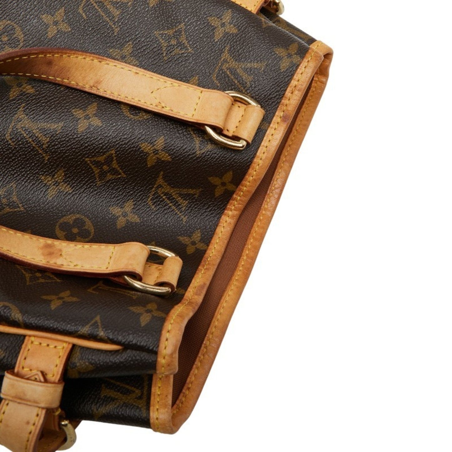 Louis Vuitton Brown Pvc Leather Handbag (Pre-Owned)